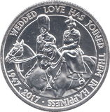2017 SILVER TWENTY POUND PLATINUM WEDDING ( BU ) - SILVER WORLD COINS - Cambridgeshire Coins