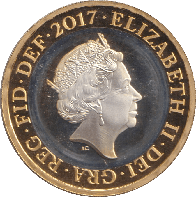 2017 SILVER TWO POUND JANE AUSTEN ( PROOF ) - WORLD COINS - Cambridgeshire Coins