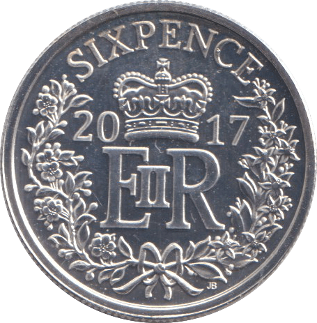 2017 SIXPENCE ( BU ) - SIXPENCE - Cambridgeshire Coins