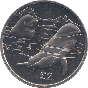 2017 TWO POUNDS BELUGA WHALE ( BU ) - WORLD COINS - Cambridgeshire Coins