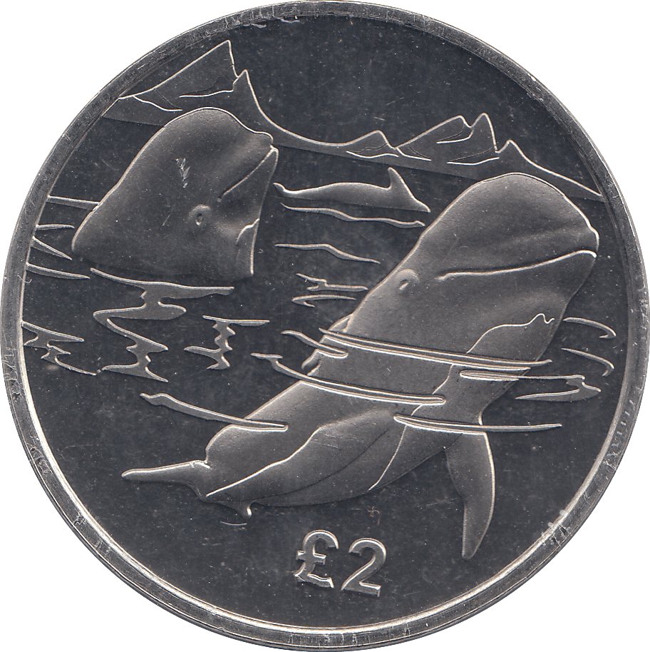 2017 TWO POUNDS BELUGA WHALE ( BU ) - WORLD COINS - Cambridgeshire Coins