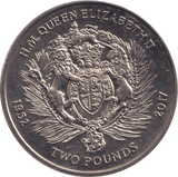 2017 TWO POUNDS COAT OF ARMS BRITISH INDIAN OCEAN TERRITORY - WORLD COINS - Cambridgeshire Coins