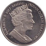 2017 TWO POUNDS COAT OF ARMS BRITISH INDIAN OCEAN TERRITORY - WORLD COINS - Cambridgeshire Coins
