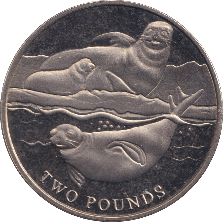 2017 TWO POUNDS CRABEATER SEAL BRITISH ANTARCTIC TERRITORY - WORLD COINS - Cambridgeshire Coins