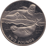 2017 TWO POUNDS CRABEATER SEAL BRITISH ANTARCTIC TERRITORY - WORLD COINS - Cambridgeshire Coins