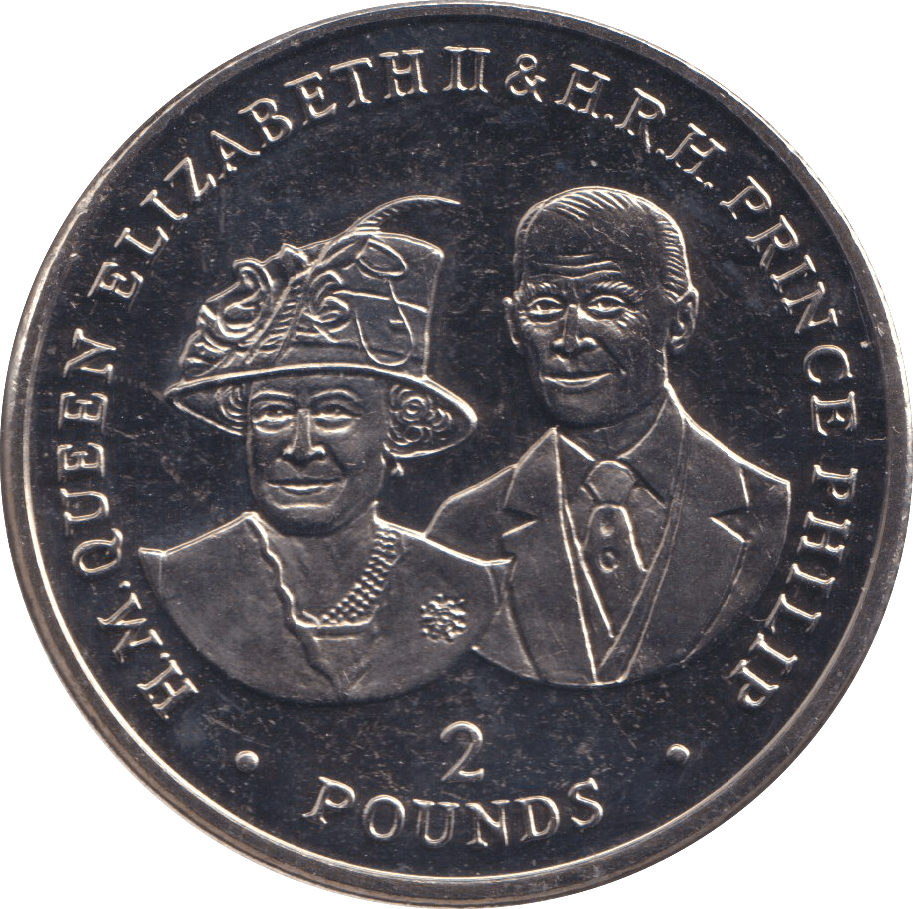 2017 TWO POUNDS ELIZABETH II AND PRINCE PHILIP BRITISH INDIAN OCEAN TERRITORY - WORLD COINS - Cambridgeshire Coins