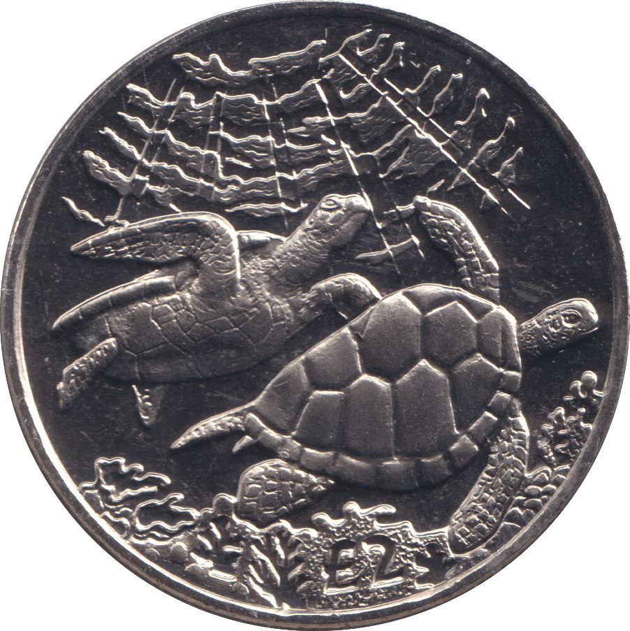 2017 TWO POUNDS GREEN TURTLE BRITISH INDIAN OCEAN TERRITORY - WORLD COINS - Cambridgeshire Coins