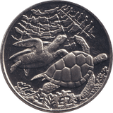 2017 TWO POUNDS GREEN TURTLE BRITISH INDIAN OCEAN TERRITORY - WORLD COINS - Cambridgeshire Coins