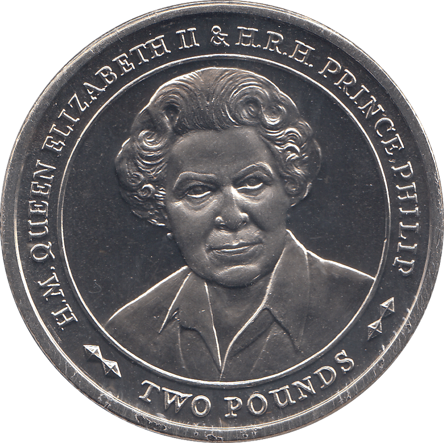 2017 TWO POUNDS QUEEN ELIZABETH & PRINCE PHILLIP ( BU ) - WORLD COINS - Cambridgeshire Coins