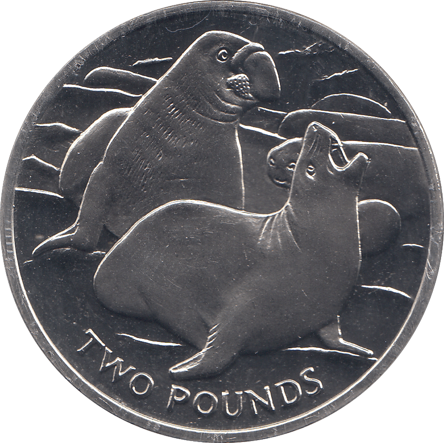 2017 TWO POUNDS SEALS ( BU ) - WORLD COINS - Cambridgeshire Coins