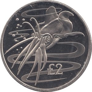 2017 TWO POUNDS SQUID ( BU ) - WORLD COINS - Cambridgeshire Coins