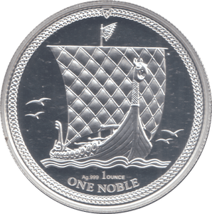 2018 1 OZ .999 SILVER PROOF ONE NOBLE COIN ISLE OF MAN - SILVER WORLD COINS - Cambridgeshire Coins