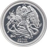2018 1 OZ FINE SILVER .999 PROOF COMMEMORATIVE ANGEL COIN ISLE OF MAN - SILVER WORLD COINS - Cambridgeshire Coins