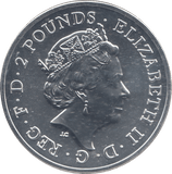 2018 1 OZ FINE SILVER TWO POUND - SILVER 1 oz COINS - Cambridgeshire Coins