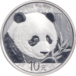 2018 1 OZ SILVER 10 YUAN CHINA - WORLD COINS - Cambridgeshire Coins