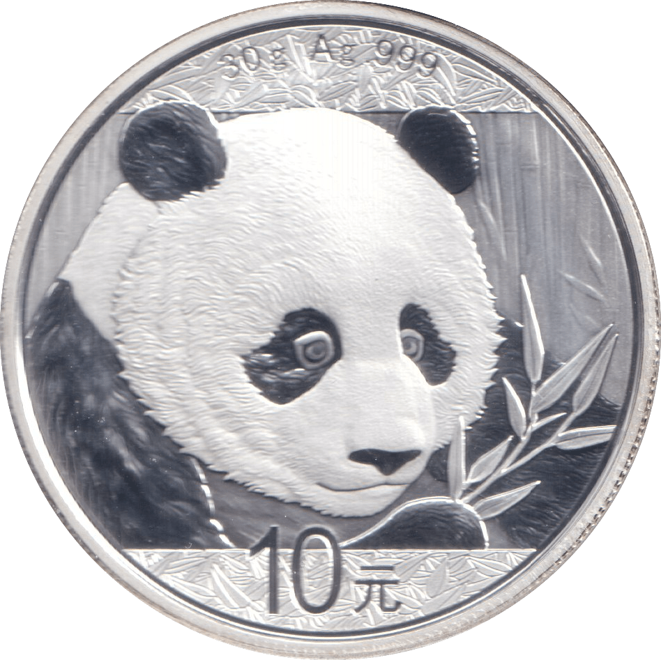 2018 1 OZ SILVER 10 YUAN CHINA - WORLD COINS - Cambridgeshire Coins