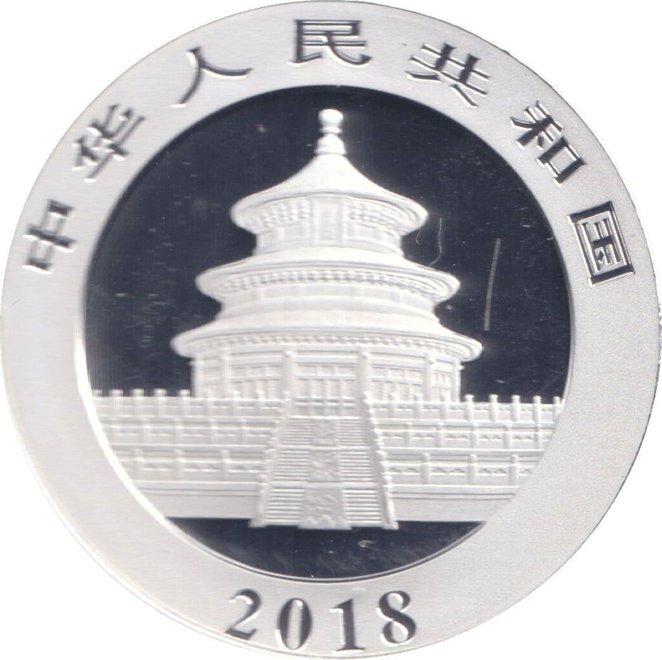 2018 1 OZ SILVER 10 YUAN CHINA - WORLD COINS - Cambridgeshire Coins
