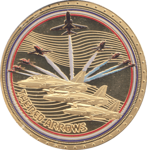 2018 100TH ANNIVERSARY ROYAL AIR FORCE RED ARROWS MEDALLION - MEDALS & MEDALLIONS - Cambridgeshire Coins