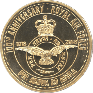 2018 100TH ANNIVERSARY ROYAL AIR FORCE RED ARROWS MEDALLION - MEDALS & MEDALLIONS - Cambridgeshire Coins