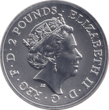 2018 1OZ FINE SILVER 2 POUNDS YEAR OF THE DOG - SILVER WORLD COINS - Cambridgeshire Coins