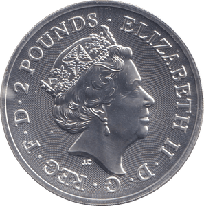 2018 1OZ SILVER 2 POUNDS YEAR OF THE DOG - SILVER WORLD COINS - Cambridgeshire Coins