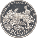 2018 2 POUNDS CENTURY OF THE FIRST WORLD WAR ( BU ) - WORLD COINS - Cambridgeshire Coins