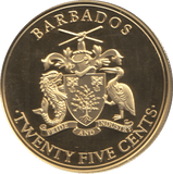 2018 25 CENTS BARBADOS QUEEN ANNE'S REVENGE - WORLD COINS - Cambridgeshire Coins