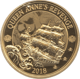 2018 25 CENTS BARBADOS QUEEN ANNE'S REVENGE - WORLD COINS - Cambridgeshire Coins