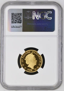 2018 £25 GOLD QUEENS BEASTS FALCON OF THE PLANTAGNET ( NGC ) PF 69 ULTRA CAMEO - NGC GOLD COINS - Cambridgeshire Coins