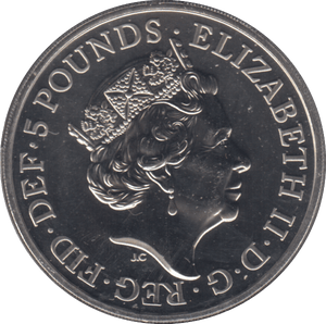 2018 £5 BLACK BULL OF CLARENCE ( BU ) - WORLD COINS - Cambridgeshire Coins