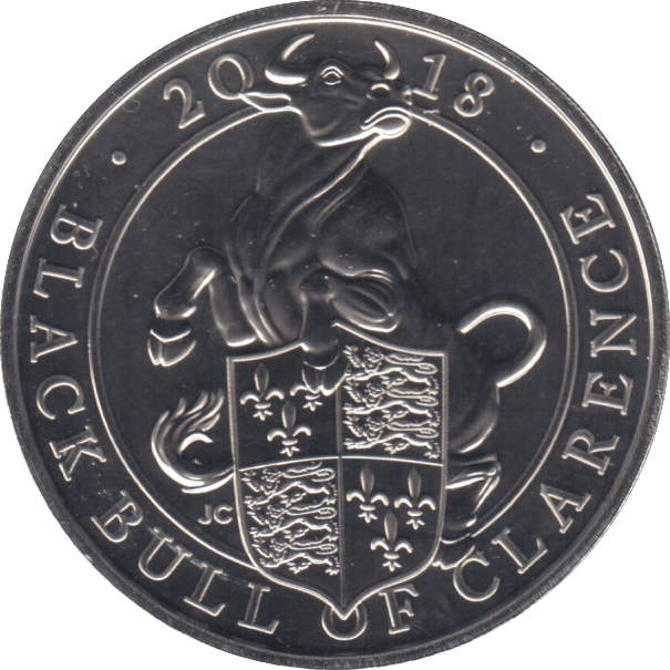 2018 £5 BLACK BULL OF CLARENCE ( BU ) - WORLD COINS - Cambridgeshire Coins