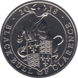2018 £5 BLACK BULL OF CLARENCE ( BU ) - WORLD COINS - Cambridgeshire Coins