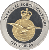 2018 £5 ROYAL AIR FORCE CENTENARY SILVER PROOF - SILVER WORLD COINS - Cambridgeshire Coins