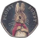 2018 50 PENCE FLOPSY BUNNY COLOURED ( BU ) - WORLD COINS - Cambridgeshire Coins