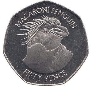 2018 50 PENCE MACARONI PENGUIN FALKLAND ISLANDS ( BU ) - WORLD COINS - Cambridgeshire Coins