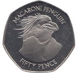 2018 50 PENCE MACARONI PENGUIN FALKLAND ISLANDS ( BU ) - WORLD COINS - Cambridgeshire Coins