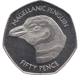 2018 50 PENCE MAGELLANIC PENGUIN FALKLAND ISLANDS ( BU ) - WORLD COINS - Cambridgeshire Coins