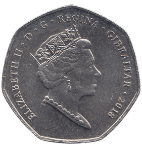 2018 50 PENCE NEW CALPE HOUSE NORFOLK SQUARE - WORLD COINS - Cambridgeshire Coins