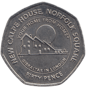 2018 50 PENCE NEW CALPE HOUSE NORFOLK SQUARE - WORLD COINS - Cambridgeshire Coins