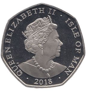 2018 50P ISLE OF MAN ( BU ) - 50P REGIONAL ISSUES - Cambridgeshire Coins