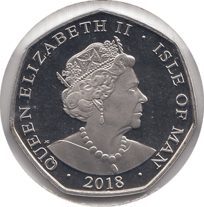 2018 50P ISLE OF MAN ( BU ) - WORLD COINS - Cambridgeshire Coins