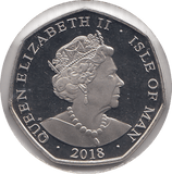 2018 50P ISLE OF MAN ( BU ) - WORLD COINS - Cambridgeshire Coins