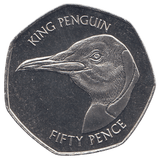 2018 50P KING PENGUIN ( BU ) - WORLD COINS - Cambridgeshire Coins