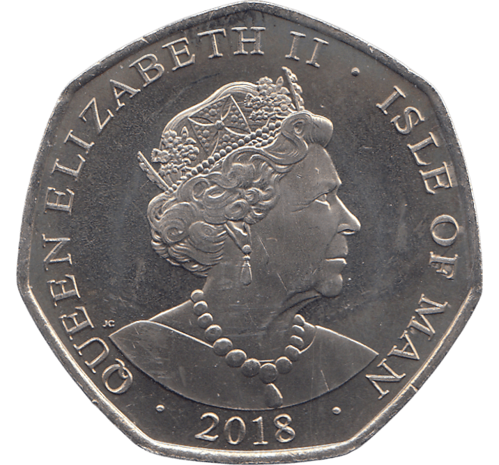 2018 50P QUEENS' CORONATION 65TH ANNIVERSARY ( BU ) - SILVER WORLD COINS - Cambridgeshire Coins