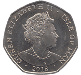 2018 50P QUEENS' CORONATION 65TH ANNIVERSARY ( BU ) - SILVER WORLD COINS - Cambridgeshire Coins