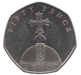 2018 50P QUEENS' CORONATION 65TH ANNIVERSARY ( BU ) - SILVER WORLD COINS - Cambridgeshire Coins