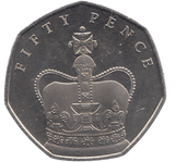 2018 50P QUEENS' CORONATION 65TH ANNIVERSARY ( BU ) - SILVER WORLD COINS - Cambridgeshire Coins