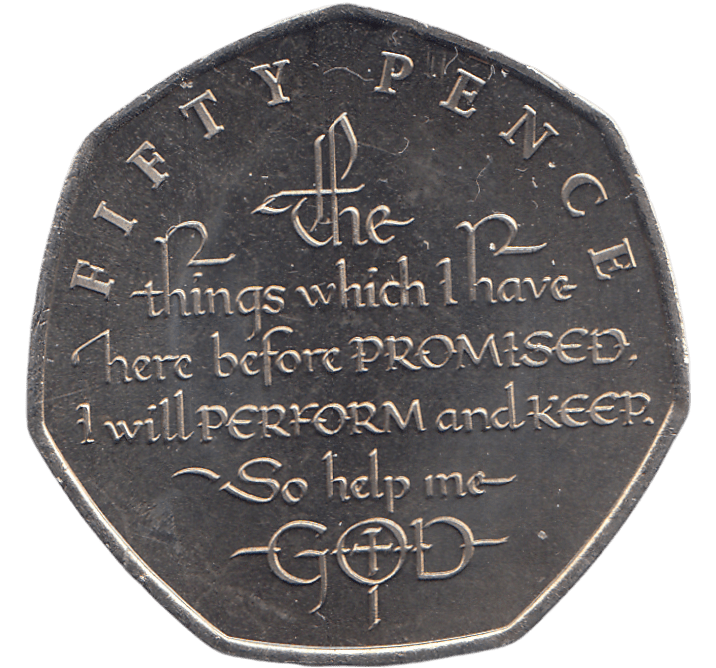 2018 50P QUEENS' CORONATION 65TH ANNIVERSARY ( BU ) - SILVER WORLD COINS - Cambridgeshire Coins