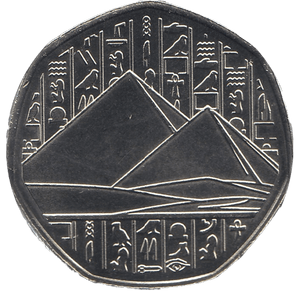 2018 50P SHAPED MEDALLION ANKHESENAMUN - 50P SHAPED COIN - Cambridgeshire Coins