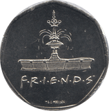 2018 50P SHAPED MEDALLION FRIENDS - WORLD COINS - Cambridgeshire Coins
